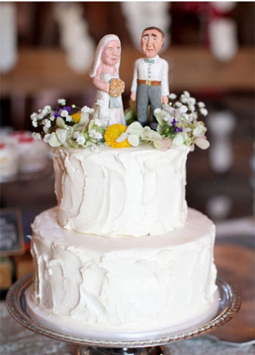 rustic wedding cake idea