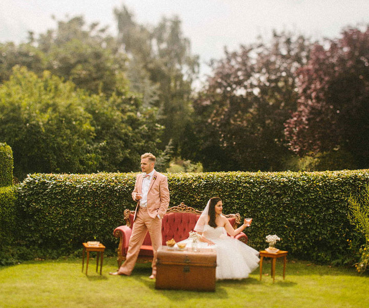 A 1950 Tea Length Dress for a charming vintage tea party garden wedding picnic style | itakeyou.co.uk - uk wedding blog