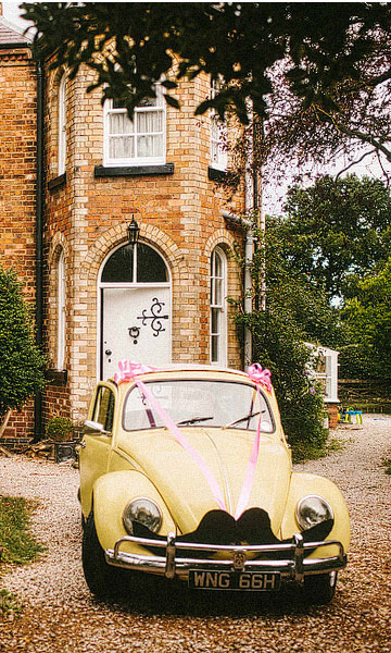 beatle wedding car