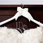 Shabby chic wedding photos ,wedding dress hanger "i do"