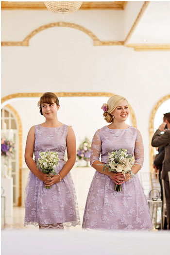 bridesmaids in lilac lace dress,shabby chic bridesmaids