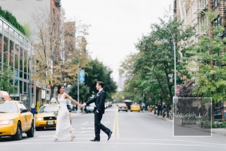 New York City Wedding From Joseph Lin Wedding Photography - see more : https://www.itakeyou.co.uk/wedding/new-york-city-wedding-from-jeseph-lin/ city wedding photos