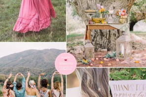 Pink bohemian wedding colours | Bohemian Wedding Theme | https://www.itakeyou.co.uk/wedding/bohemian-wedding-theme #weddingtheme #bohowedding #bohemian