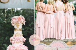 Shades of pink & Rose Quartz Wedding | itakeyou.co.uk