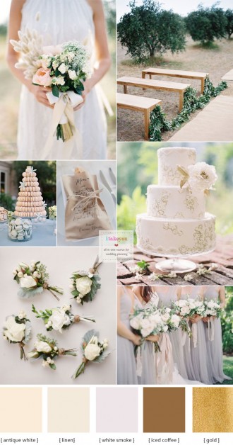 Organic #wedding inspiration - Wedding colour schemes | i take you