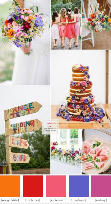 Summer wedding flowers Ideas | itakeyou.co.uk #summerwedding