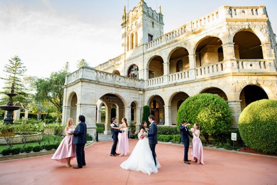 Fairytale Tuscan Inspired Wedding | itakeyou.co.uk #wedding #fairytalewedding #tuscaninspired #pinkwedding #femininewedding #weddingparty #bridesmaids