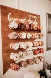 25 Wedding Donuts - a fun alternative wedding dessert Ideas - Donut wall , Donut Dessert Table, Wedding Dessert Table #weddingdonuts #donutwedding #wedding #weddingdessert