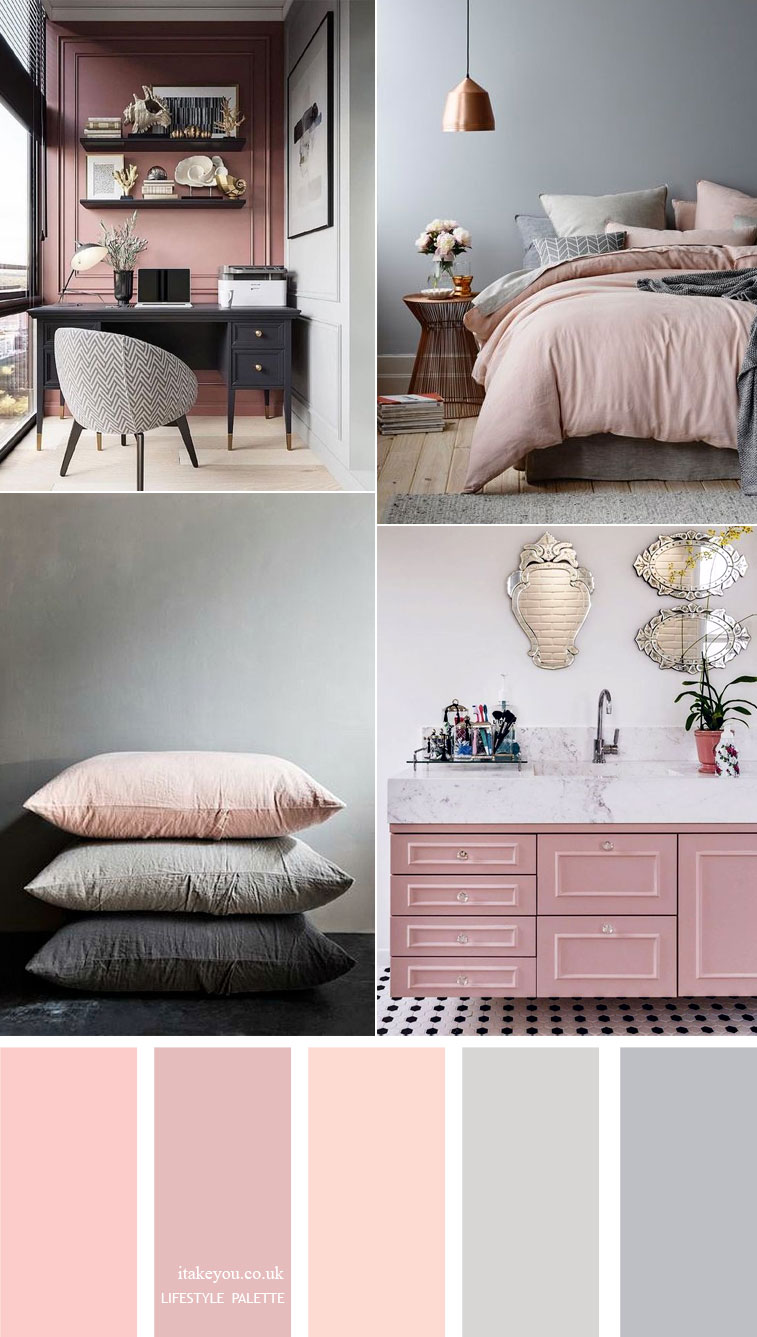 Grey And Pink Color Scheme