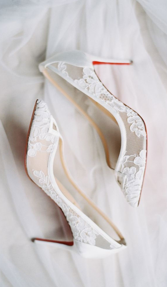 wedding shoes, wedding heels, bridal shoes, bridal heels, white wedding shoes, white bridal heels, bridal wedding shoes #weddingshoes , lace wedding shoes
