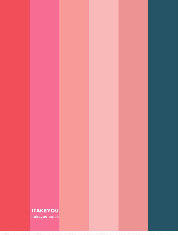 hot pink color palette, coral color palette, hot pink and coral, #colorpalette #color #mauvesage #colorcombos color combos, color palette for blog, color palette, color scheme