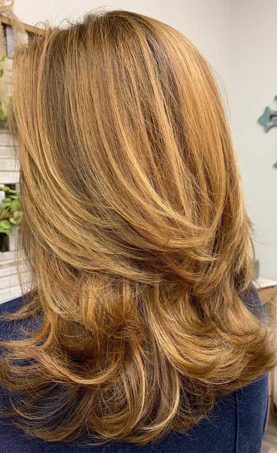 hair color with highlights , layered haircuts for long hair, short medium layered haircuts, layered haircuts for thick hair, medium layered haircuts 2020, layered haircuts for thin hair, short layered haircuts, shoulder length layered haircuts, layered haircuts, layered hairstyles , layered haircuts 2020 #layeredhaircuts