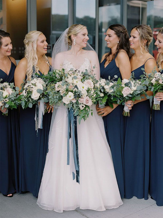 blue bridesmaid dresses, navy blue bridesmaid dresses, blue wedding #blue #bridesmaiddresses