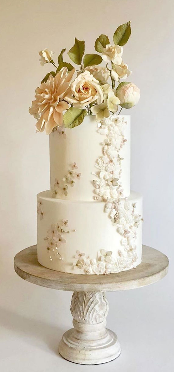 wedding cake, spring wedding cake, wedding cakes, best wedding cakes 2020 #weddingcake textured wedding cakes , wedding cake designs