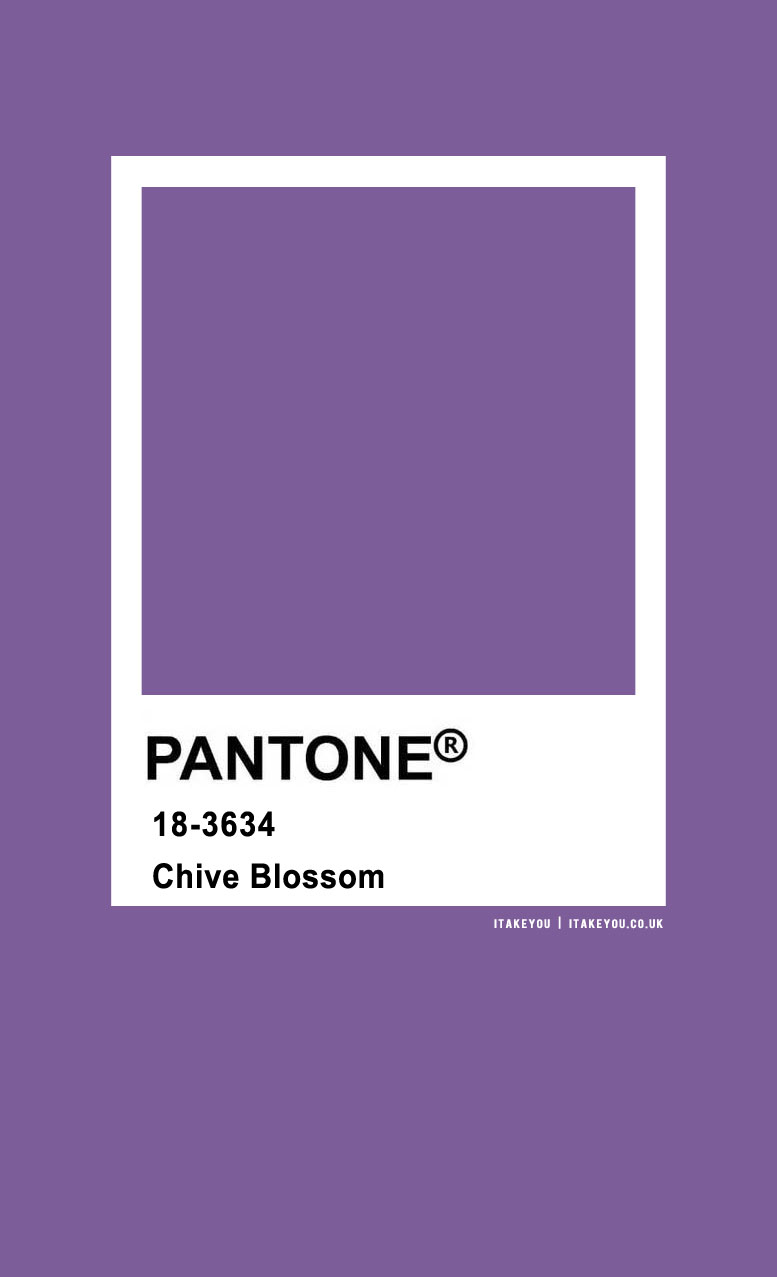 Pantone Color : Pantone Chive Blossom