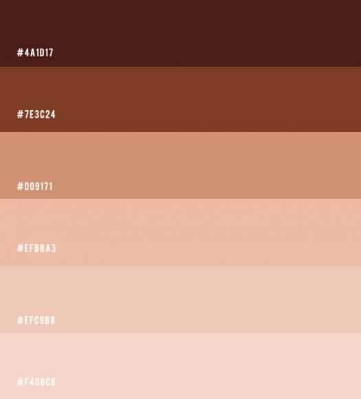 Earth tone color scheme – Colour Palette #39 I Take You | Wedding