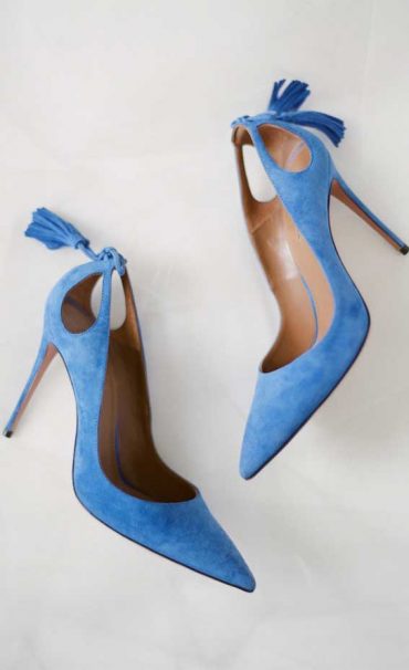 9 The prettiest blue wedding shoes for every bridal style