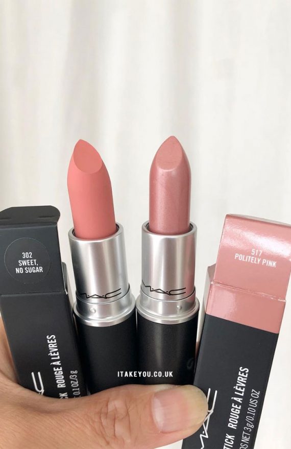 Sweet, no sugar and politely pink mac lipstick, Mac Matte Lipstick