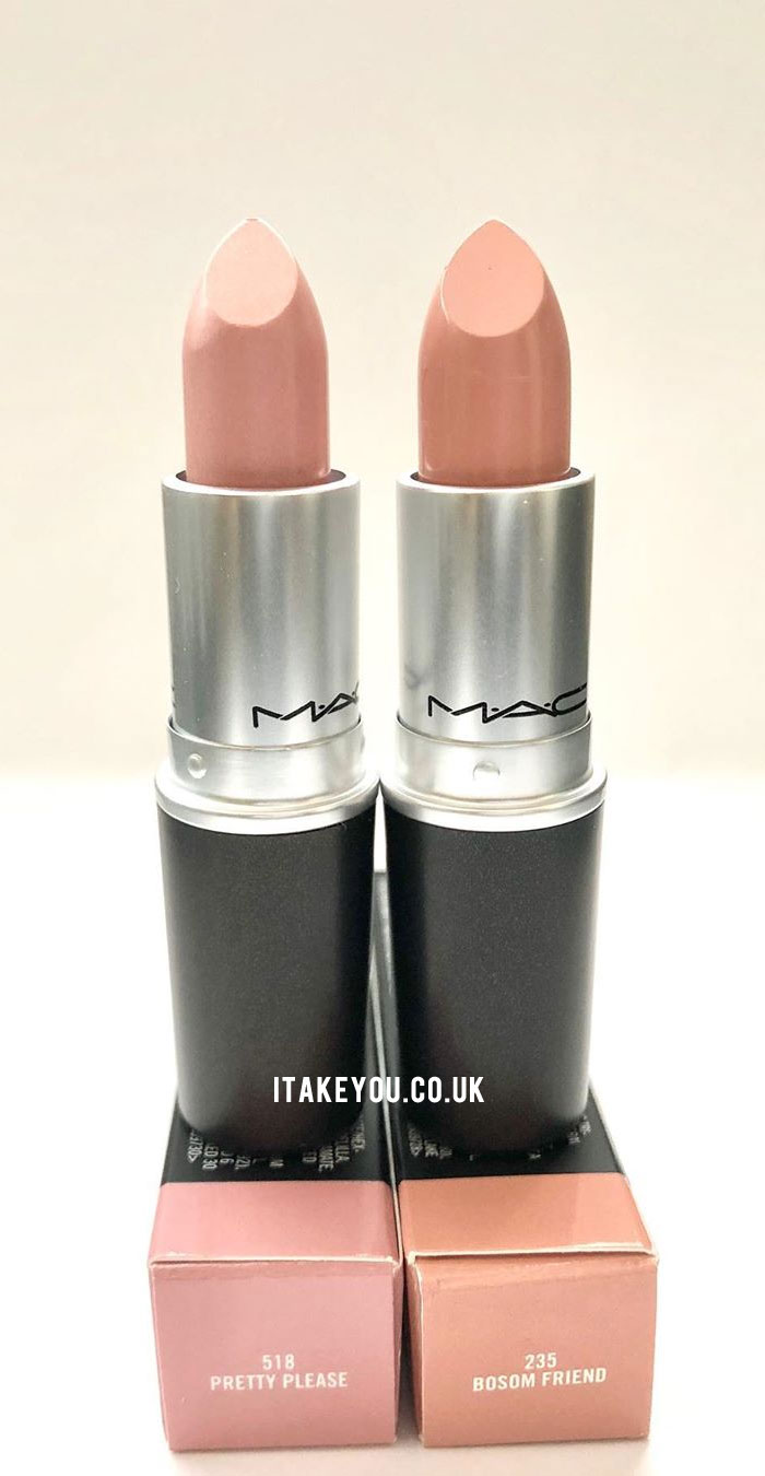 2 Soft Neutral Mac lipstick shades