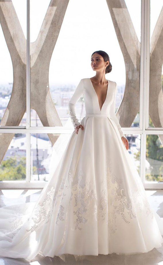 7 Chic Long Sleeve Wedding Dresses  Elegant Wedding Dress