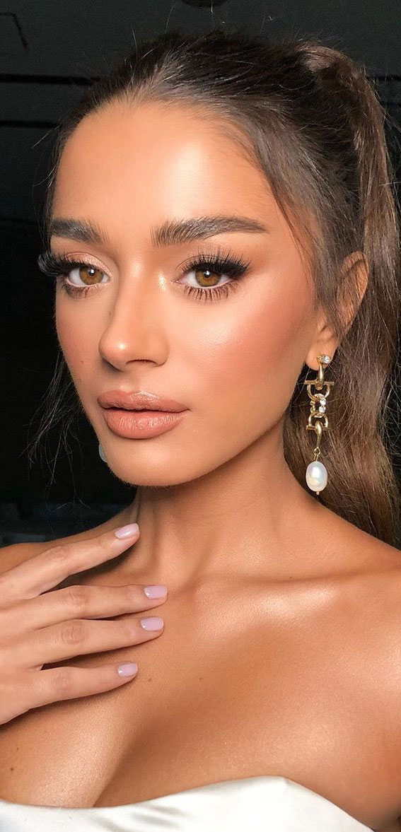 neutral makeup look, neutral makeup for brown skin, glam neutral makeup look, neutral makeup look for dark skin,  natural makeup, neutral eye makeup, neutral makeup looks for blue eyes, soft glam makeup, soft glam makeup looks #softglammakeup #glammakeuplooks #neutralmakeuplook