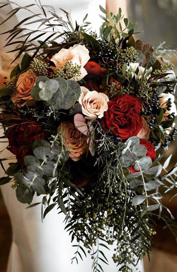 Autumn Wedding Bouquet Ideas That’ve Perfect Autumn Colour Combos