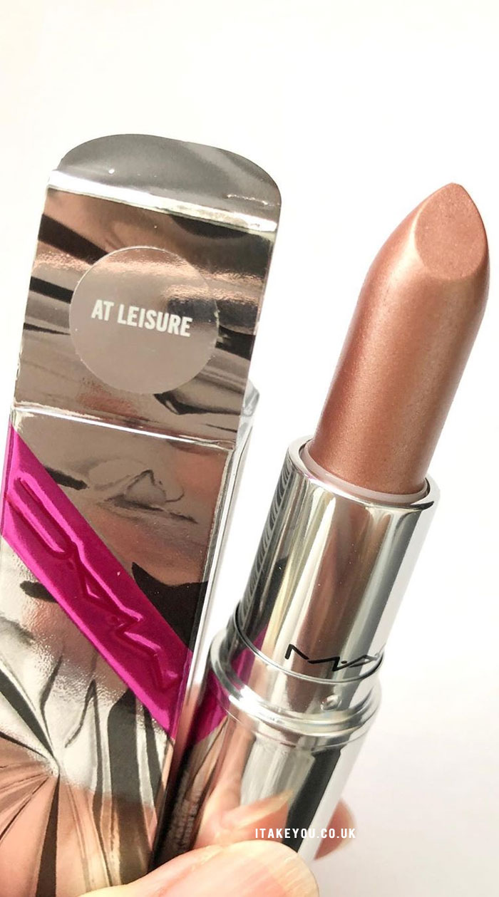 mac at leisure, mac limited edition, mac lipstick shades, mac lipstick colours, mac lipstick, mac lippies, mac lipstick names