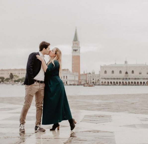 Romantic wedding proposal in Venice | Surprise Engagement in Italy