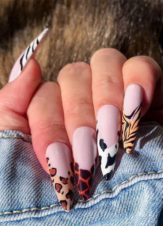 Animal print nail designs 2020 | Leopard nails design | Cheetah Nails
