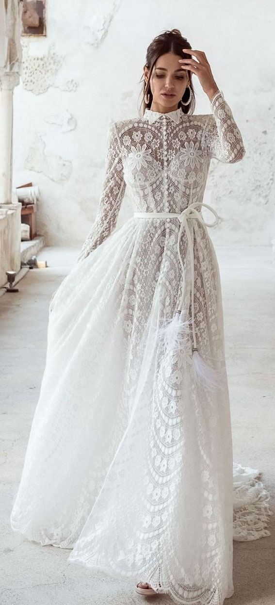 long sleeve wedding dress, wedding dress with sleeves, wedding dresses, lace wedding dress