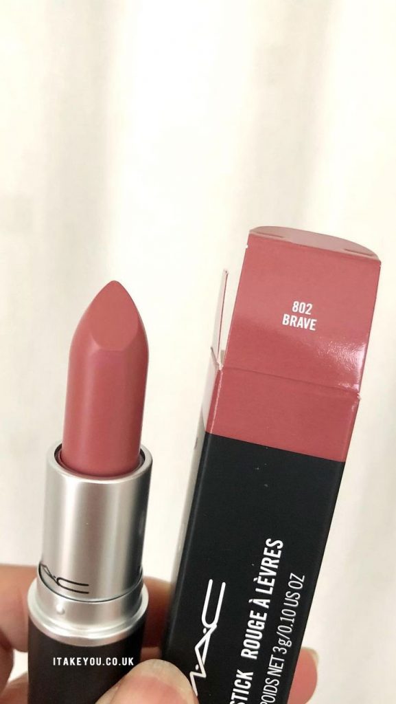 Mac Brave Lipstick | Brave Mac Lipstick Swatch | mac brave lipstick review