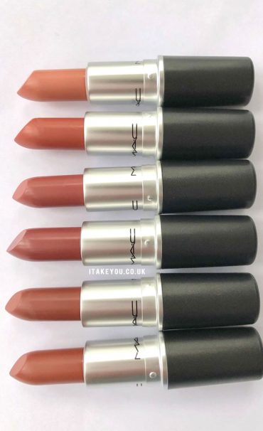6 Mac Lipstick Shades | Mac Lipstick Swatches | Mac Lipstick Names