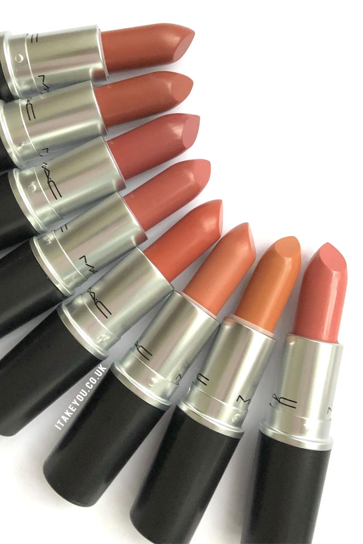 8 Mac Lipstick Shades { Various Shades }