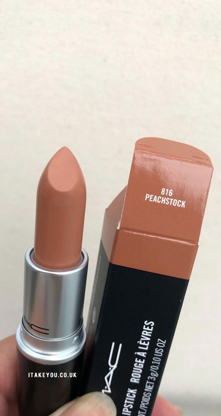 Mac Peachstock Lipstick : Mac Satin Lipstick