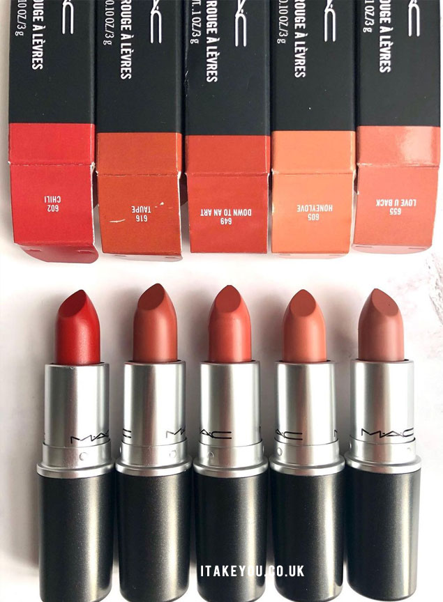 5 Shades of Rouge Color Palette