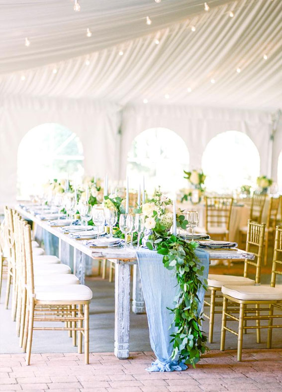 wedding reception, wedding table, blue wedding, blue wedding decors