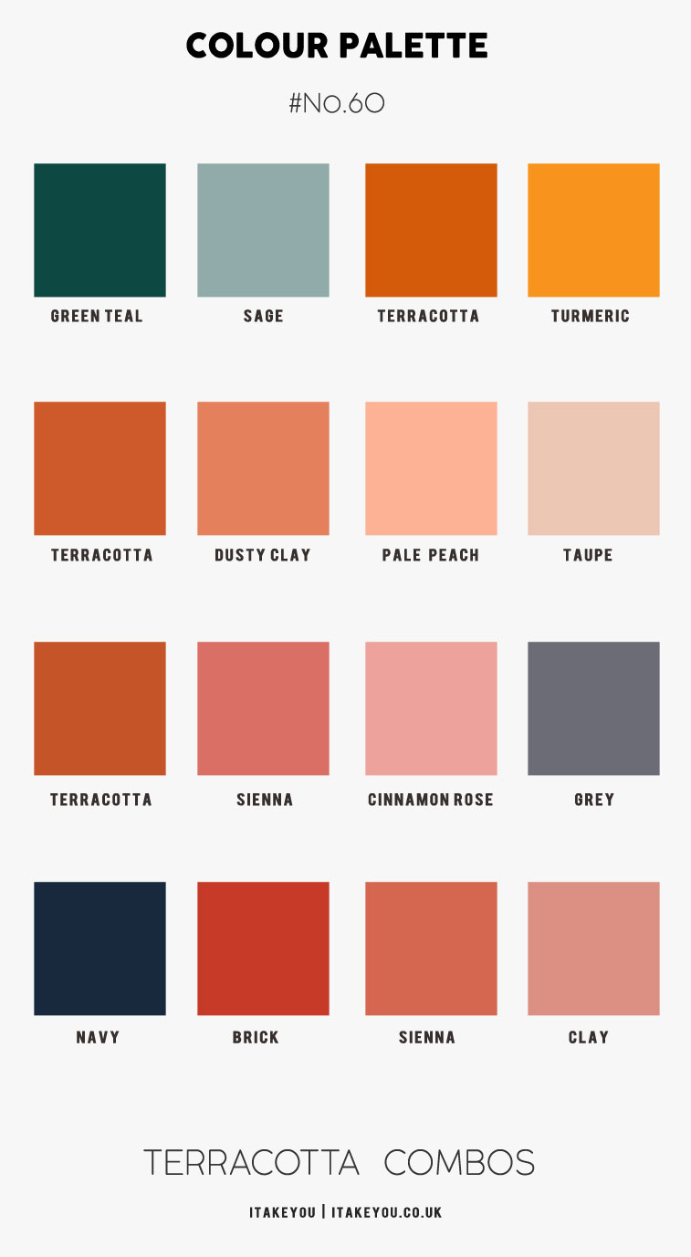 terracotta color shades, shades of terracotta, terracotta, terracotta color scheme, terracotta color hex, terracotta and sage colour combination
