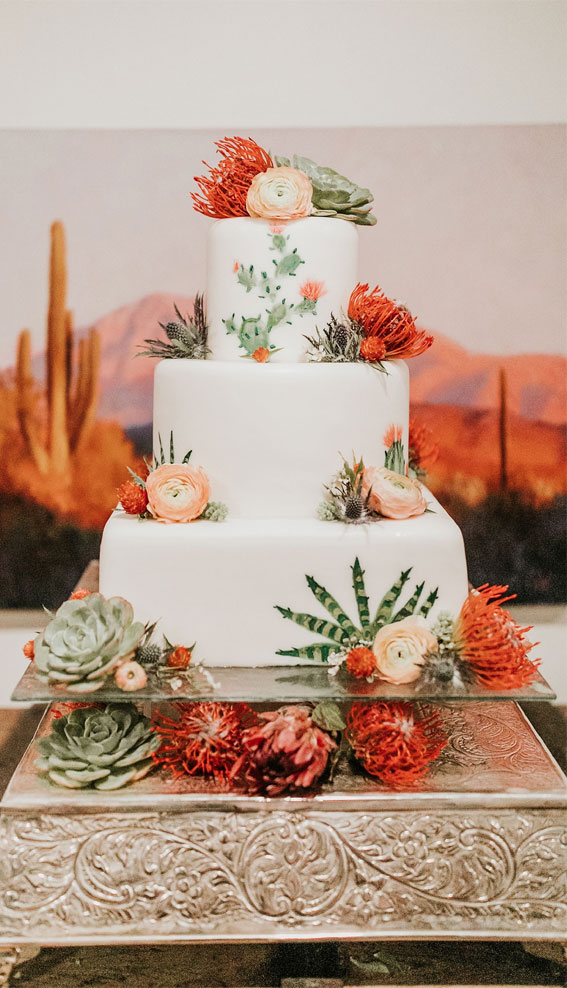 wedding cake, desert wedding theme cake, wedding cake ideas