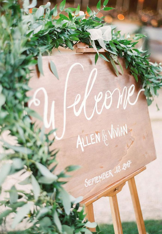 welcome sign, wedding sign, wedding welcome sign, wooden sign