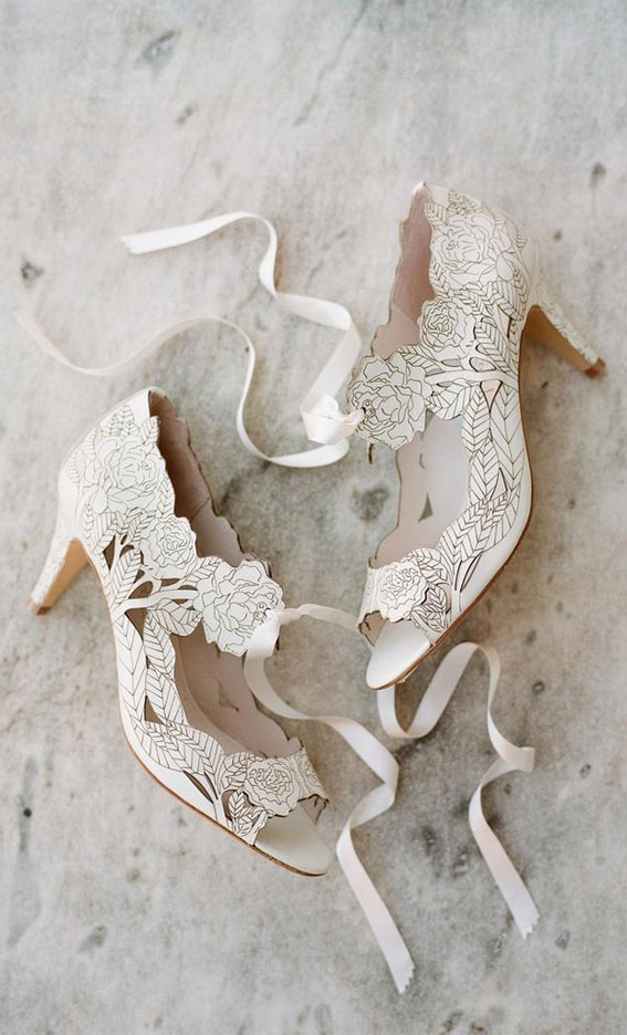 wedding shoes, bridal shoes, wedding heels, bridal heels #weddingshoes