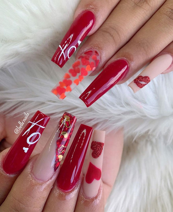 Cute Valentine Nails Art Ideas 2021 – Part II