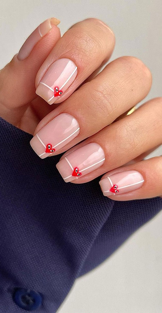Featured image of post Valentine Nail Designs French Tip