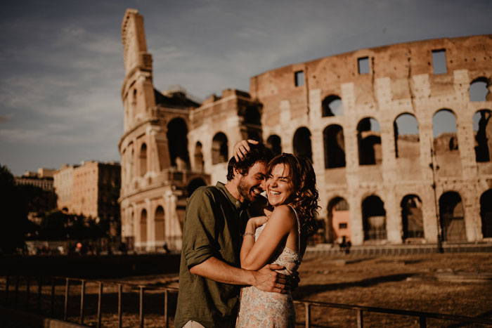 photoshoot in rome, rome photo shoot, couple photoshoot in rome, rome photograph couple, engagement photoshoot in rome