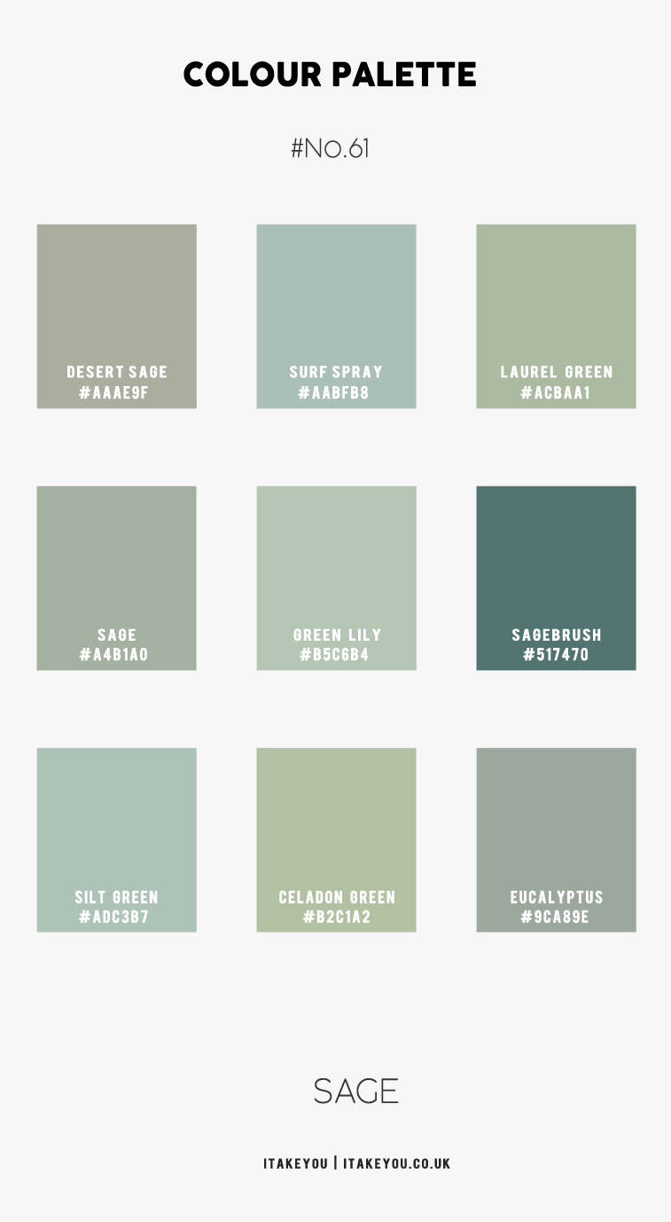 shades of sage, sage color hex, shades of sage colors , sage green colors