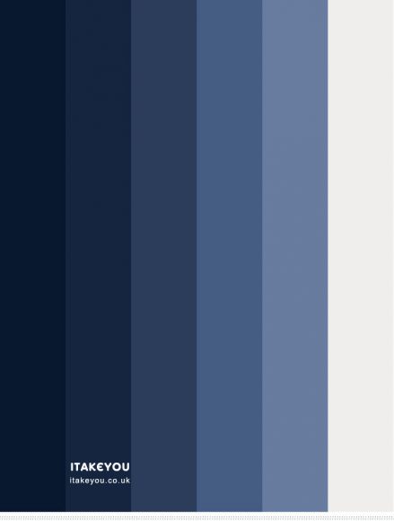 Navy Blue and White Bedroom Colour Scheme | Bedroom Colour Combos