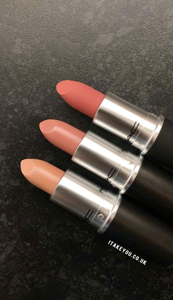 Leave Me Breathless, Blankety and Mull It Over Mac Lipstick