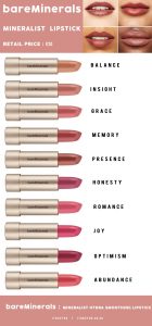 bareMinerals Lipstick - Mineralist Hydra Smoothing Lipstick, Vegan lipstick