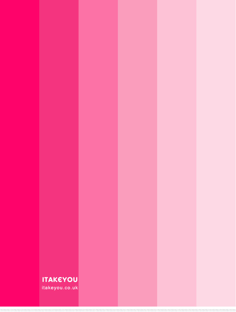 ombre pink colour scheme, ombre pink colour combo, shades of pink color combination, summer color scheme, pink color combo #pink #ombrepink #colorscheme