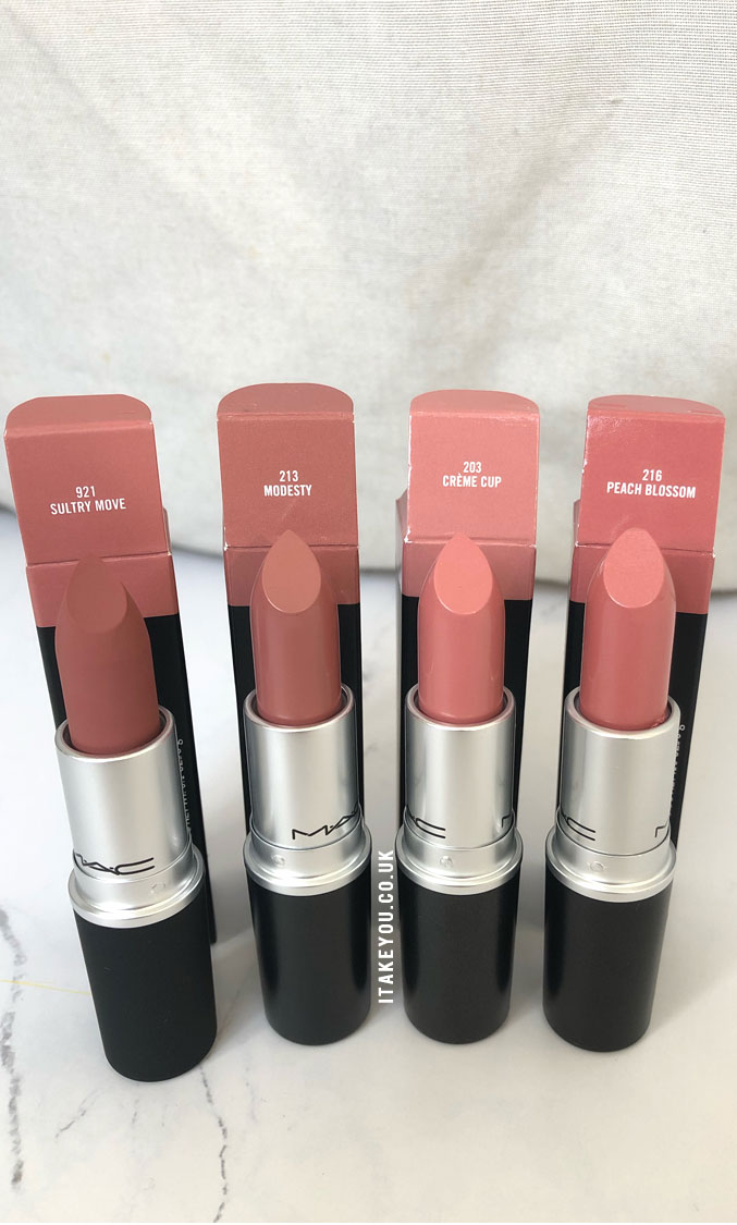 Pink tone vs Brown Tone Mac Lipsticks