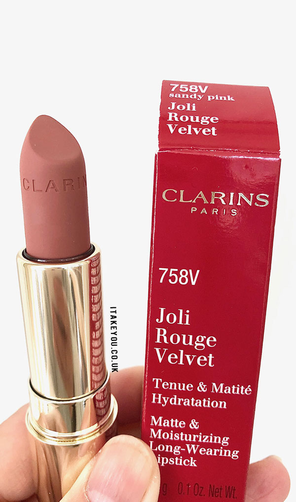 Clarins Joli Rouge Velvet Sandy Pink Lipstick